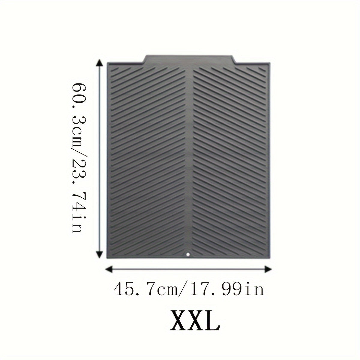 1pc\u002FSilicone Dish Drying Mat Drain Mat Built-In Drain, Easy to Clean Reusable Sink Mat, Heat Insulation Mat, Multifunctional Kitchen Mat, Dishwasher Stand Tripod, Kitchen Accessories,Father Gift