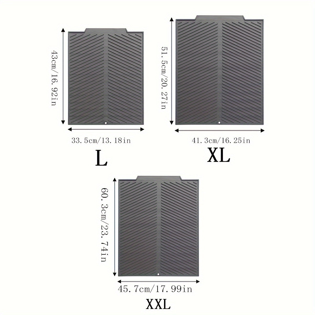 1pc\u002FSilicone Dish Drying Mat Drain Mat Built-In Drain, Easy to Clean Reusable Sink Mat, Heat Insulation Mat, Multifunctional Kitchen Mat, Dishwasher Stand Tripod, Kitchen Accessories,Father Gift