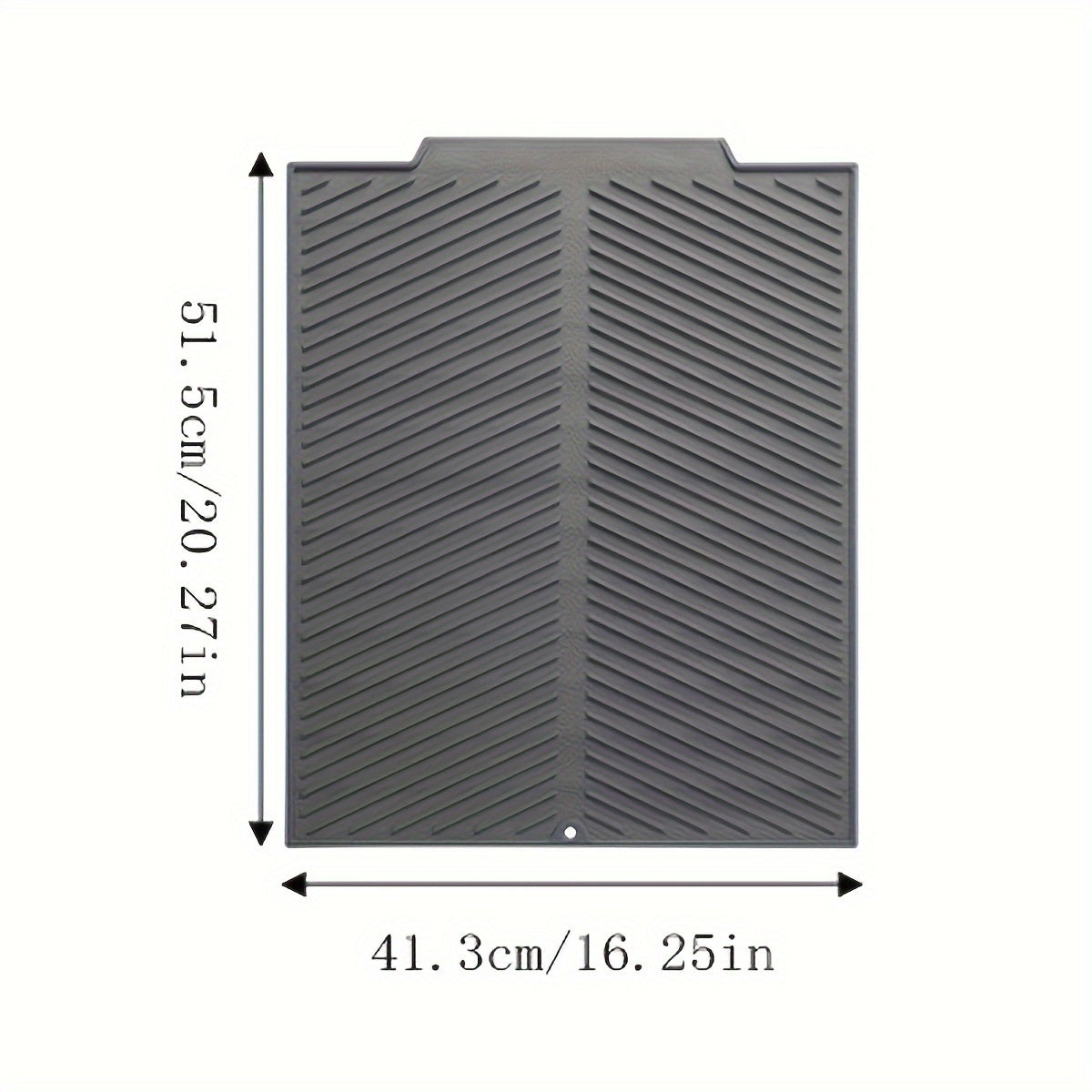 1pc\u002FSilicone Dish Drying Mat Drain Mat Built-In Drain, Easy to Clean Reusable Sink Mat, Heat Insulation Mat, Multifunctional Kitchen Mat, Dishwasher Stand Tripod, Kitchen Accessories,Father Gift